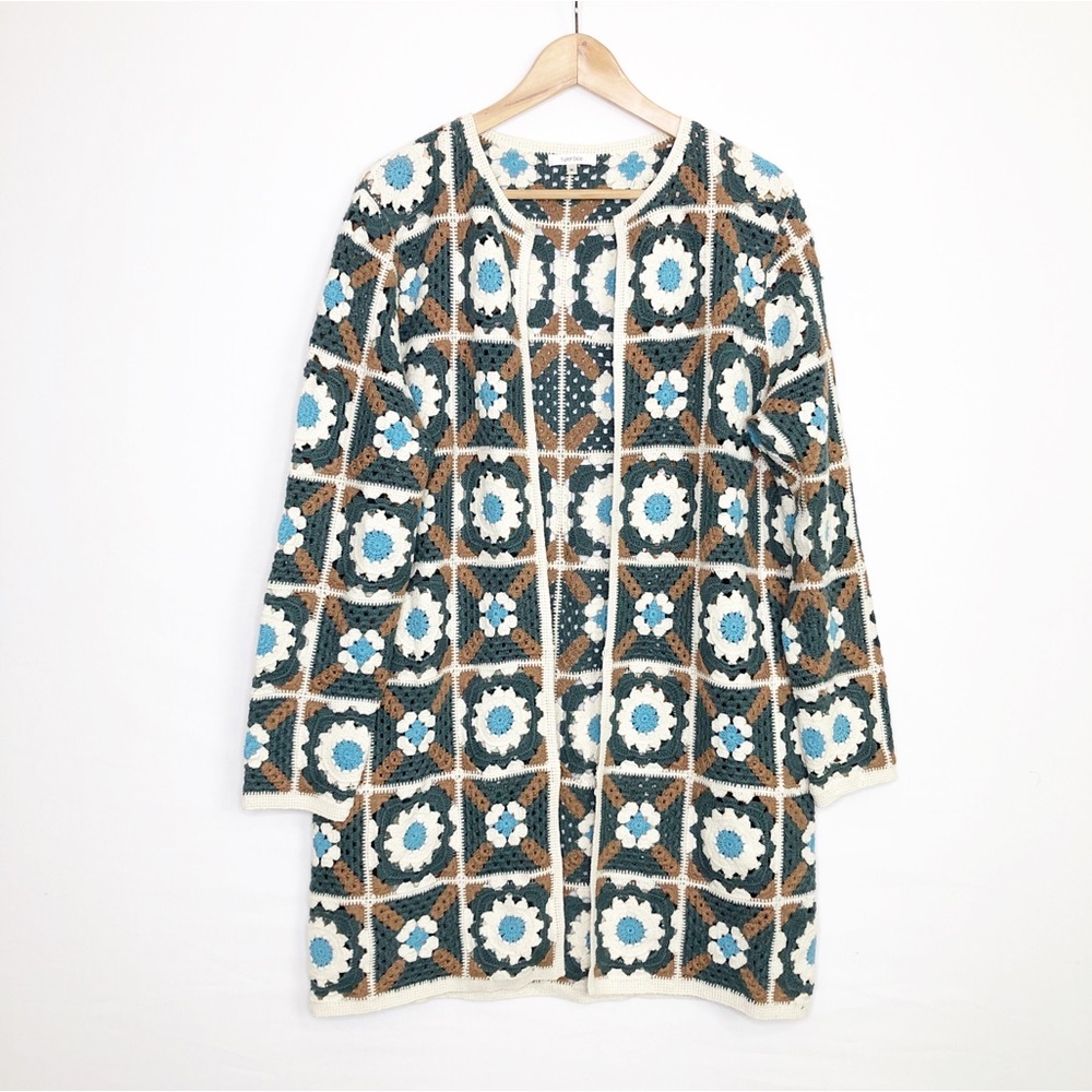 Tyler Boe Crochet cardigan